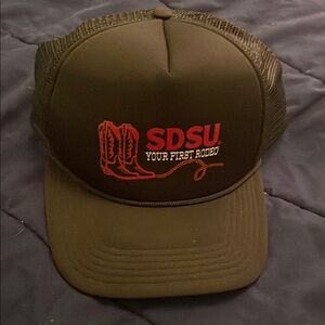 SDSU Your First Rodeo Trucker Hat